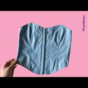 Urban outfitters blue corset